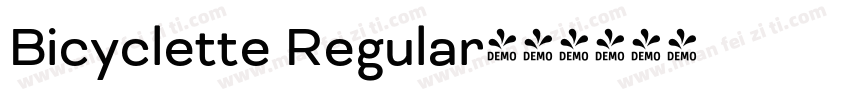 Bicyclette Regular字体转换